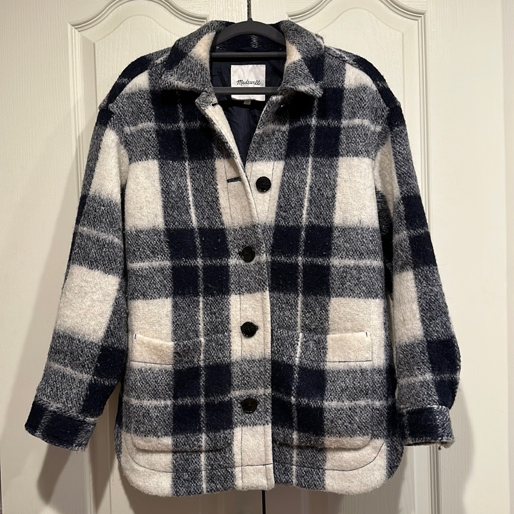 Madewell Walton Shirt-Jacket in Colleton Plaid